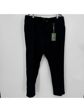 Quince Men's Ultra-Stretch 24/7 Smart Chino Pants Black 36x30 Work Dress Pants
